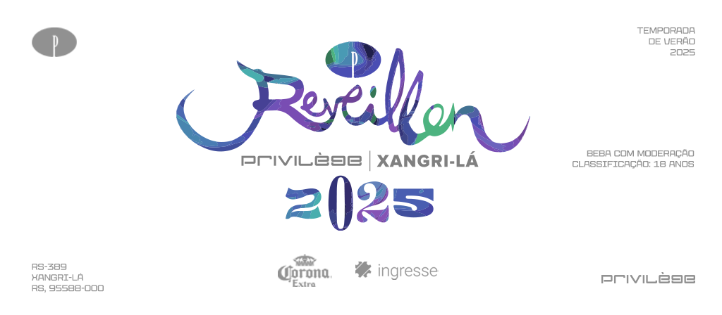 RÉVEILLON PRIVI XANGRI-LA